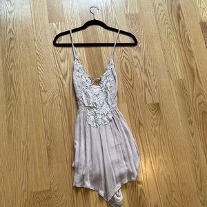 LF Pink Romper Small